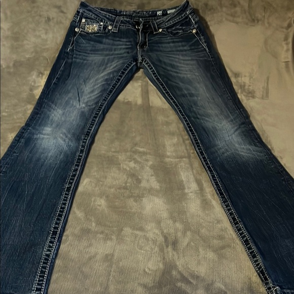 Miss Me Denim - Miss Me Blue Boot Cut Jeans with‎ Vintage Appeal